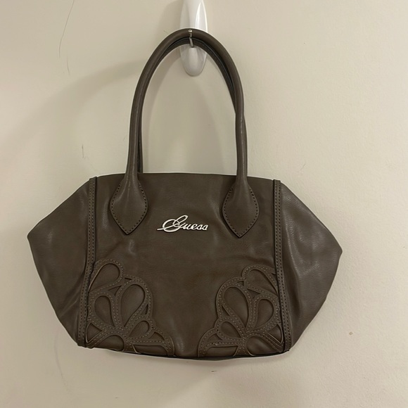 Guess vintage leather brown mini shoulder bag - Picture 1 of 8